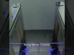 सनप्रूफ इलेक्ट्रॉनिक टर्नस्टाइल गेट्स, प्रवेश के लिए हाई एंड स्विंग बैरियर गेट टर्नस्टाइल