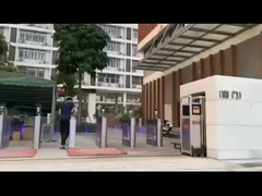 ऑप्टिकल मेटल स्विंग बैरियर टर्नस्टाइल AC220V / 110V 1 साल की वारंटी